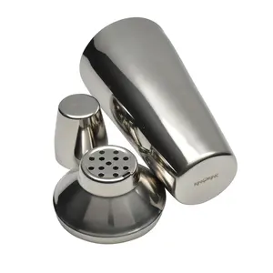 Premium 3-Piece 500ml Stainless Steel Luxury LFGB Certified Virgin Craft <b>Cocktail</b> <b>Shaker</b> - Product Image 3