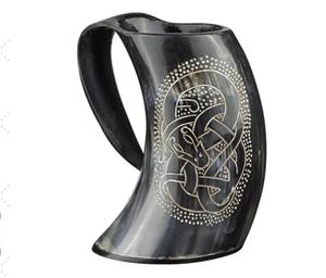 Meilleure vente de haute qualité Nouveau style Viking Horn Tankard Buffalo Horn Mug Medieval Beer Mug Direct From Factory by Address Craft - Product Image 2