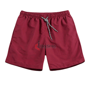2025 vente en gros hommes séchage rapide été Shorts décontracté sport pantalons courts en toile tissu avec motif solide pour pantalons de plage - Product Image 2