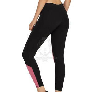 Leggings de yoga pour femmes de haute qualité à faible MOQ, motif uni, Spandex/Nylon, séchage rapide, respirant, vêtements de fitness, couleurs et logo personnalisés - Product Image 2