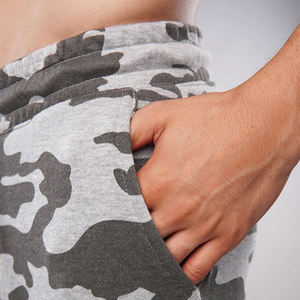 Pantalones de chándal atléticos de secado rápido de la mejor fábrica, diseño de camuflaje, pantalones Cargo de cintura alta de algodón, pantalones deportivos informales para hombres al por mayor - Product Image 6