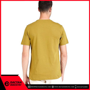 T-shirt de style nouveau pour hommes Design court personnalisé avec ligne de coupe ample en polyester/coton de haute qualité - Product Image 2