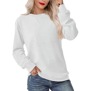 Las sudaderas más vendidas, sudaderas ajustadas para mujer, sudadera blanca cómoda para mujer - Product Image 1