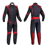 Combinaison de course professionnelle pour homme, double couche, anti-UV, en polyester, pour karting et moto
