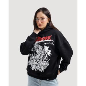 เสื้อฮู้ดดี้ Berserk ขนาดใหญ่พิเศษ ผ้าถักระบายอากาศได้ดี สวมใส่สบายและมีสไตล์ - Product Image 2