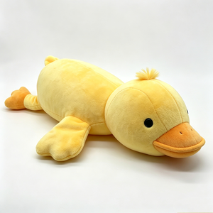 Unique <b>plush</b> duck <b>plush</b>, yellow duck stuffed animal, duck <b>plush</b> pillow, lying duck <b>plush</b> <b>toy</b>, big duck plushie - Product Image 4