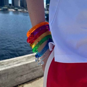 Pulseras y Brazaletes de Resina para Mujer, Nueva Colección, Joyería Estilo Ángel para Fiestas y Bodas, Alta Calidad - Product Image 1