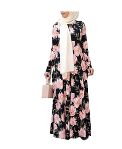 Abayas de Polietersulfona Largas de Moda para Bodas, Diseño con Estampado Completo, Superventas, Cómodas, Estilo Dubái, Musulmanas, para las Cuatro Estaciones - Product Image 1