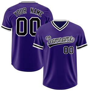 เสื้อเบสบอลเสื้อเบสบอล2024ปรับแต่งได้เสื้อเบสบอลสำหรับผู้ชาย/ผู้หญิง/เด็กชื่อส่วนตัวหมายเลขทีมปรับแต่งได้แบบใหม่ - Product Image 4