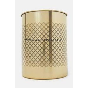 Poubelle domestique de forme carrée en marbre brun classique Art créatif moderne fait à la main en gros poubelle intérieure pour ustensiles de cuisine - Product Image 6