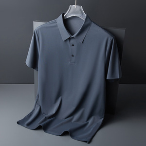 Polos à manches courtes décontractés d'été pour hommes, polos de golf personnalisés avec logo - Product Image 4
