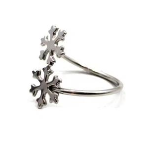 Porte-serviettes luxueux de qualité supérieure en forme de neige avec décoration de table très décorative - Product Image 1