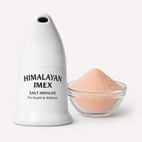 Inhalateur de sel de l'Himalaya artisanal de haute qualité, 100% naturel, sculpté, durable, pour thérapie respiratoire, vente en gros, Pure Letters