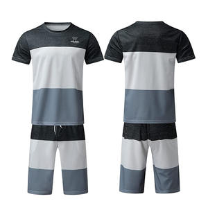 Conjuntos de camisetas de moda para hombre, nuevo conjunto de pantalones cortos de dos piezas, camisetas para hombre con servicio OEM, conjuntos de pantalones cortos para productos Unisex disponibles - Product Image 1