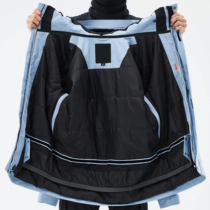 Vestes de ski OEM avec design personnalisé, tissu respirant imperméable, poignets coupe-vent, col montant, capuche et production en gros - Product Image 6