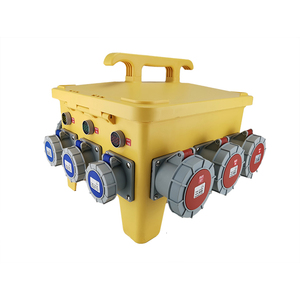 ซ็อกเก็ตอุตสาหกรรมกล่องพลาสติกการบำรุงรักษาไฟฟ้าไซต์การประชุมเชิงปฏิบัติการซ็อกเก็ตสวิตช์สามระดับกันน้ำกล่องจำหน่ายมือถือ - Product Image 4