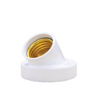 Support de lampe électrique à visser en PVC nano ignifuge et résistant aux chocs, bases de lampe, accessoires d'éclairage, vente en gros au Vietnam