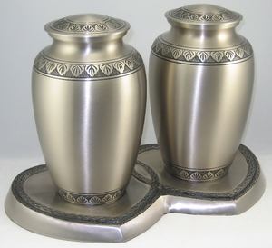 Urne compagnon en laiton pour cendres style moderne look chaud compagnon crémation urne mémorable fantaisie vente premium nouveau look adulte urne - Product Image 3