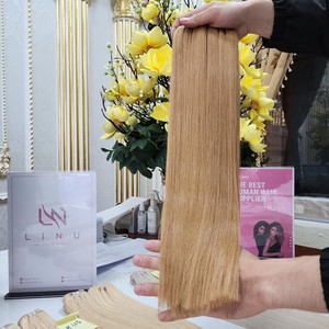 วิกต่อผมแท้จากเวียดนามชุดลูกไม้สีดำขนมิงค์613ต่อหนังกำพร้า - Product Image 2