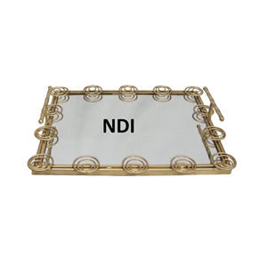 Gran oferta, vajilla de diseño hecha a mano, bandeja de Metal para servir Catering, bandejas para servir café y agua para artículos de Catering de cocina - Product Image 6