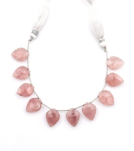 Cuentas Redondas de Piedra Lunar Melocotón Facetada Natural para Hacer Pulseras y Collares, Suministros para Joyería - Product Image 1