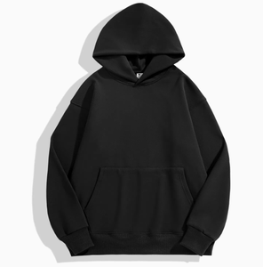 Sudadera con Capucha Personalizada para Hombre, 100% Algodón, Felpa, Gruesa, Corte Regular, Hombros Caídos, Estilo Urbano - Product Image 2