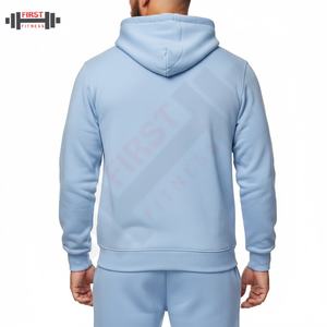 Nuevo Chándal Deportivo de Algodón Liso y Elegante 2025, Chándal Deportivo Personalizado al por Mayor para Hombre, Pantalones Deportivos, Ropa Deportiva, Sudaderas con Capucha para Fitness - Product Image 2