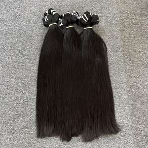 Meilleure qualité 100% cheveux humains cambodgiens naturels raides dans la trame cheveux bruts vietnamiens d'un seul donneur - Product Image 4