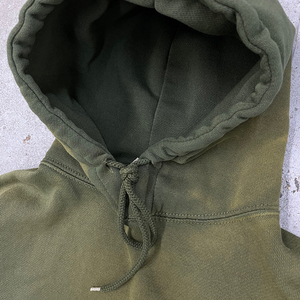 Sudadera con Capucha Extra Grande Personalizada para Hombre, Estilo Urbano, Lavado Ácido, Desgastada, Bordada, 100% Algodón - Product Image 5