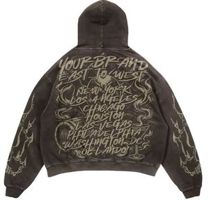 ชุดเซ็ตแทรคสูทผ้าฝ้ายเนื้อดีคุณภาพสูงสไตล์วินเทจสำหรับฤดูหนาว กางเกงวอร์มขาบานทรงเฟรนช์เทอร์รี่ เสื้อฮู้ดดี้แบบยูนิเซ็กซ์ ประดับด้วยคริสตัล - Product Image 3