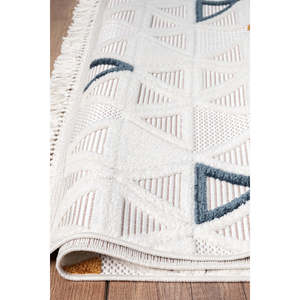Cess CES04 Máquina de alfombras de pelusa Alfombra de poliéster sin polvo multicolor para sala de estar o dormitorio Patrón de pasillo rectangular - Product Image 4
