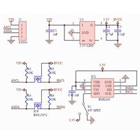 Module numérique I2C/SPI BME280-5V BMP280-5.0 BME280 BMP280 5V, capteur de température et de pression barométrique pour Arduino GY-68
