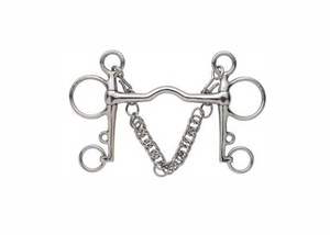 อุปกรณ์ขี่ม้าทำจากสเตนเลสสตีลบิตม้าทองเหลือง - Product Image 5