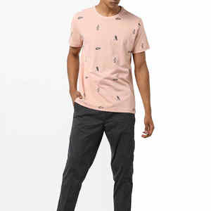 T-shirt 100% coton pour hommes Nouveau design Séchage rapide Vêtements de mode Bonne qualité Tissu éponge solide Séchage rapide T-shirt de couleur unie - Product Image 4