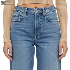 2025 pantalones vaqueros ajustados de cintura alta para mujer, pantalones vaqueros rectos, pantalones vaqueros holgados elásticos de moda Sexy para mujer, pantalones vaqueros para mujer - Product Image 6