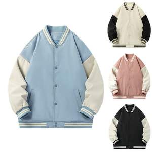 เสื้อแจ็กเก็ตขนสัตว์และหนัง | เสื้อทีมสไตล์วิทยาลัยคุณภาพระดับพรีเมี่ยม - Product Image 1