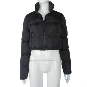 Trending Women Breathable Stand Collar <b>Coat</b> Puffer Jackets <b>Winter</b> Thick Short Padded <b>Coat</b> <b>Winter</b> <b>Ladies</b> Crop Jacket - Product Image 5
