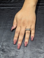 REYES Fabricant de Bague en Diamant Polki en Argent Sterling 925 Plaqué Rhodium Noir Bijoux Victoriens pour Femmes