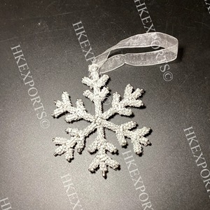 Unique Boho Farmhouse Decor Handcrafted Colorful Beaded Hanging <b>Ornaments</b> for Christmas Holiday Tree Decorations-MOQ 50pcs - Product Image 3