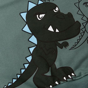 Sudaderas sueltas con estampado de letras a la moda para mujer, hombro caído, alto GSM, peso pesado, pantalla impresa, Sudadera con capucha perdida OEM - Product Image 4