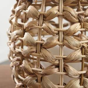 Nueva linterna ecológica linterna de jacinto de agua estilo bohemio iluminación interior tejida a mano de Vietnam - Product Image 5