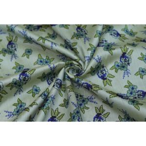 Tissu en Soie de Mûrier Imprimé Multicolore TRILOKI 44 pour Couture, Bricolage, Artisanat, Conception de Mode, Style Uni - PARTKFAB27138 - Product Image 1