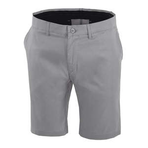 กางเกงขาสั้นกอล์ฟผ้ายืดระบายอากาศได้ดีแห้งเร็วสไตล์ไฮสตรีทสำหรับผู้ชายดีไซน์ลายทึบสำหรับกีฬากลางแจ้งในฤดูร้อน - Product Image 4