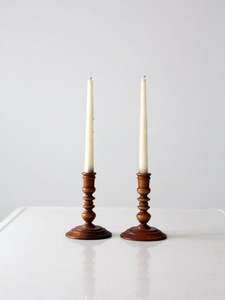 High Quality Solid Wood <b>Candle</b> Stand for Tabletop Decoration Classic Design Smooth Surface <b>Long</b> Term Usage Strength Christmas - Product Image 2