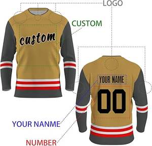 Vêtements de hockey sur glace avec logo personnalisé les plus populaires pour adultes et tailles concevez votre propre style ensembles d'uniformes de hockey sur glace - Product Image 5