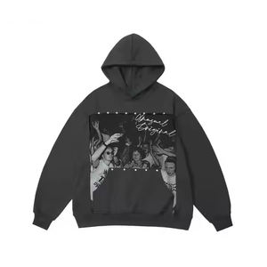 Nueva tendencia adultos polar pulóver sudaderas con capucha de alta calidad 100% invierno térmico Terry sólido cuello con capucha bajo MOQ - Product Image 6