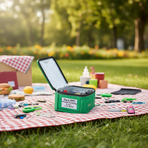 Borsa Termica Sostenibile in RPET Stacy per Contenitori Pranzo e Gadget - Product Image 3