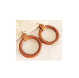 Pendientes de Madera y Resina de Lujo, los Más Populares, Pendientes de Madera de Lujo con Empaque Personalizado, Joyería de Moda, Pendientes de Madera y Resina, el Mejor Producto - Product Image 2