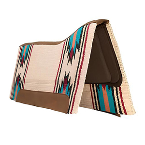 Tapis de selle en laine haute densité de qualité supérieure pour le confort et la performance Couches respirantes avec doublure en tissu pour l'équitation - Product Image 2