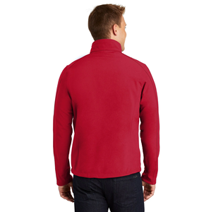 Veste softshell personnalisée pour hommes pour le travail en plein air respirant imperméable polyester motif solide style décontracté fermeture éclair pour le printemps - Product Image 4